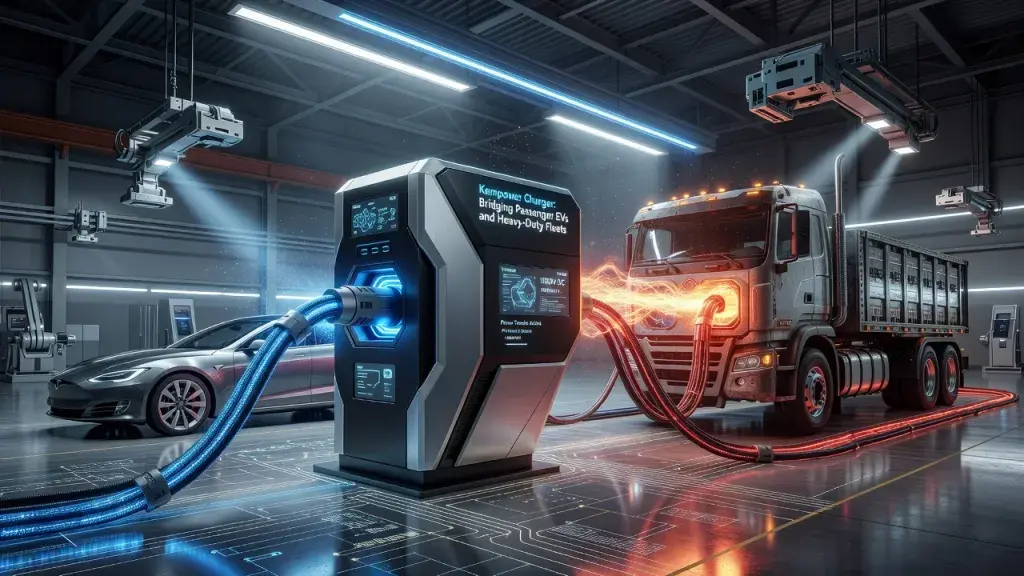 Kempower's New Charger Bridges Cars and Heavy-Duty Trucks